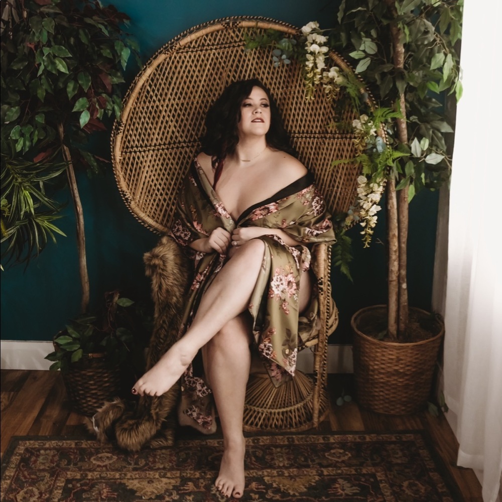 Silk Floral Kimono